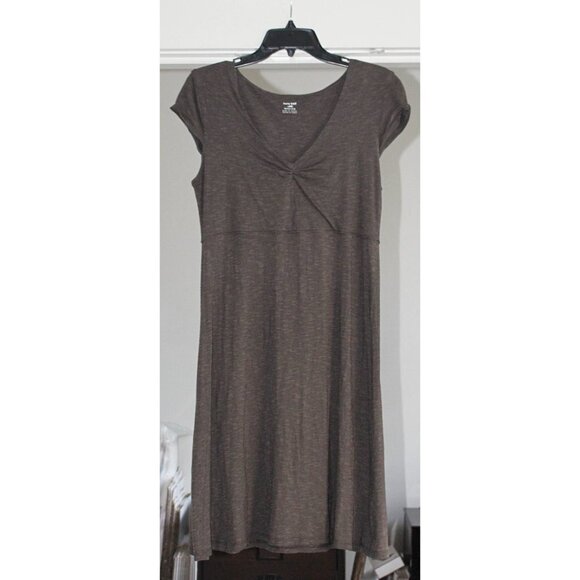 Horny Toad (Toad & Co) - Rosemarie A-Line Dress in Bark Brown - size Medium - Picture 7 of 9